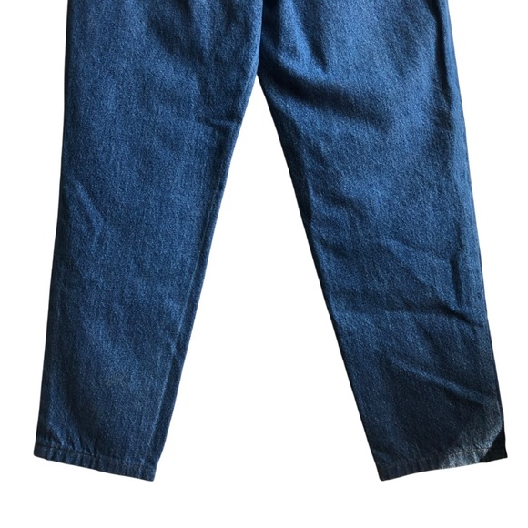 Vintage Abercrombie & Fitch Blue Straight Jeans High-Rise Size 10 Taper Mom - Picture 10 of 16